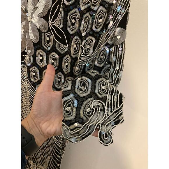 20s‎ style sequin Beaded Dress Gatsby Party style - Picture 3 of 8